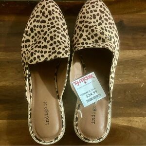 Brown mules size 9.5